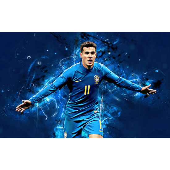 Panoramic Wallpaper - Wall Mural Football - Soccer Player