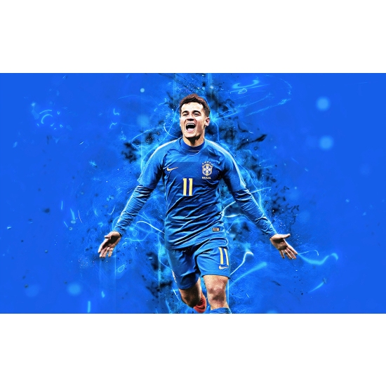 Panoramic Wallpaper - Wall Mural Football - Soccer Player