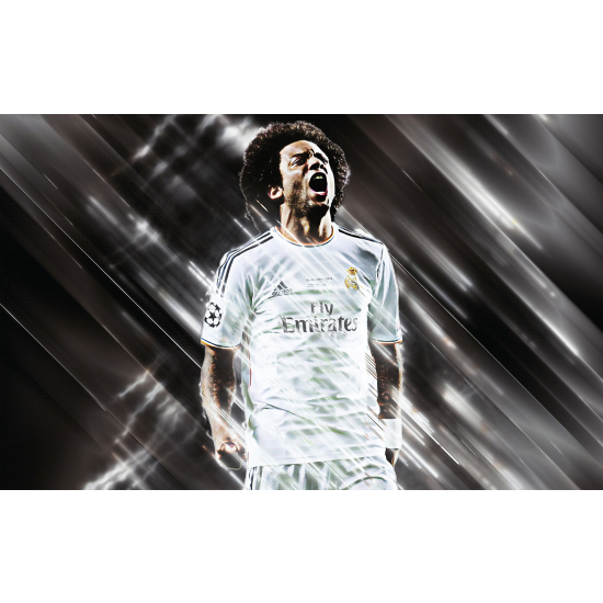 Panoramic Wallpaper - Wall Mural Football - Soccer Player