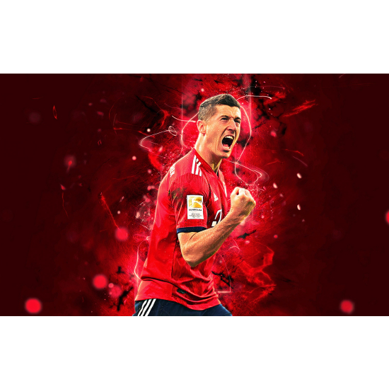 Panoramic Wallpaper - Wall Mural Football - Soccer Player