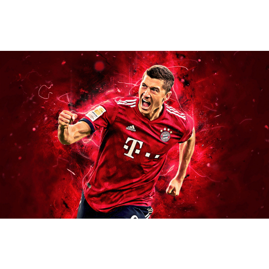 Panoramic Wallpaper - Wall Mural Football - Soccer Player