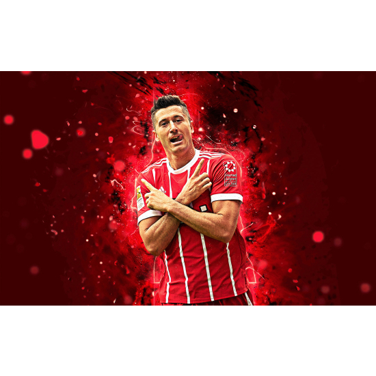 Panoramic Wallpaper - Wall Mural Football - Soccer Player