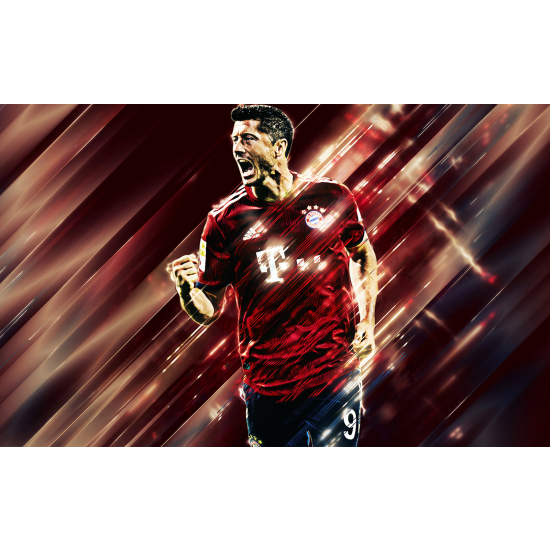 Panoramic Wallpaper - Wall Mural Football - Soccer Player