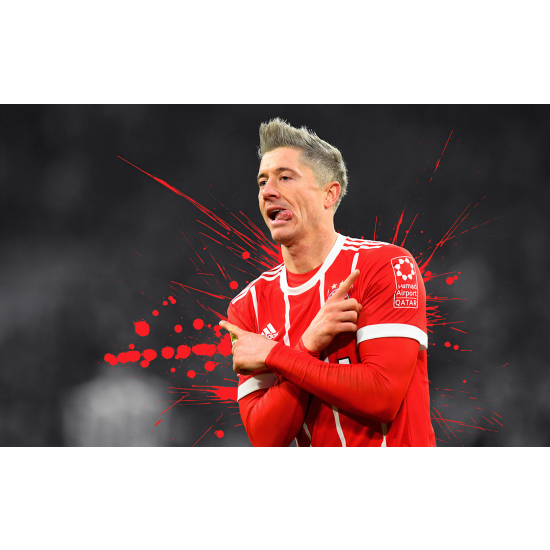 Panoramic Wallpaper - Wall Mural Football - Soccer Player