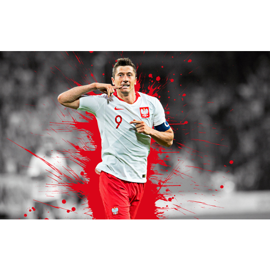 Panoramic Wallpaper - Wall Mural Football - Soccer Player