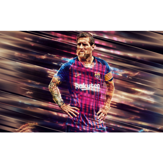 Panoramic Wallpaper - Wall Mural Football - Soccer Player