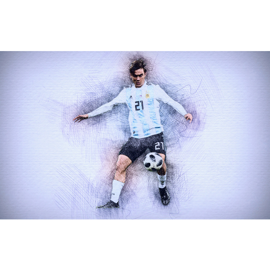 Panoramic Wallpaper - Wall Mural Football - Soccer Player