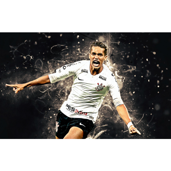 Panoramic Wallpaper - Wall Mural Football - Soccer Player