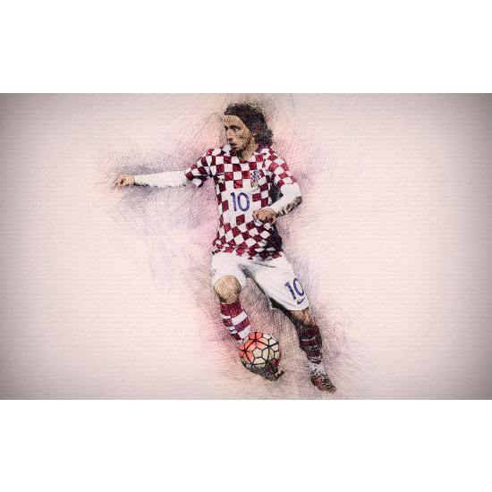 Panoramic Wallpaper - Wall Mural Football - Soccer Player