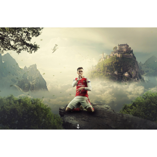 Panoramic Wallpaper - Wall Mural Football - Soccer Player