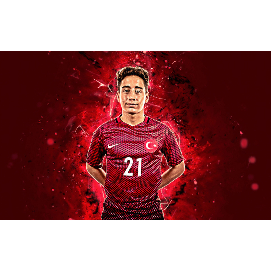 Panoramic Wallpaper - Wall Mural Football - Soccer Player