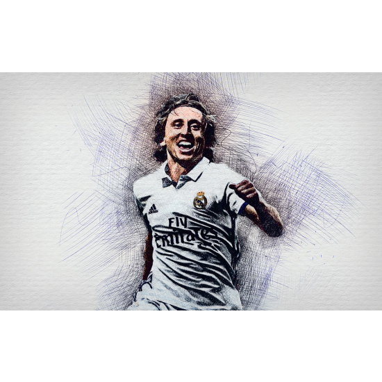 Panoramic Wallpaper - Wall Mural Football - Soccer Player