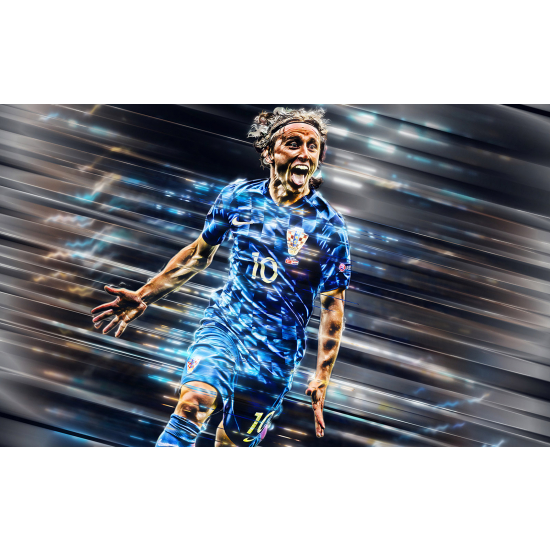 Panoramic Wallpaper - Wall Mural Football - Soccer Player