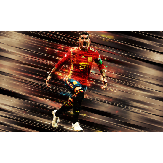 Panoramic Wallpaper - Wall Mural Football - Soccer Player