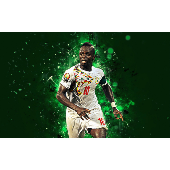 Panoramic Wallpaper - Wall Mural Football - Soccer Player