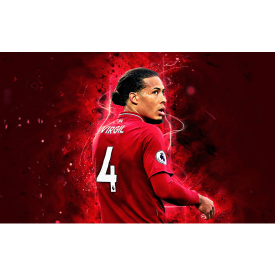 Panoramic Wallpaper - Wall Mural Football - Soccer Player