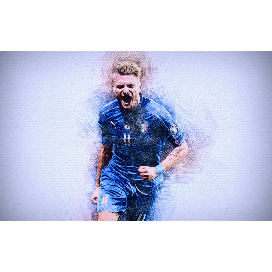 Panoramic Wallpaper - Wall Mural Football - Soccer Player