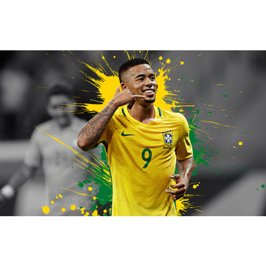 Panoramic Wallpaper - Wall Mural Football - Soccer Player