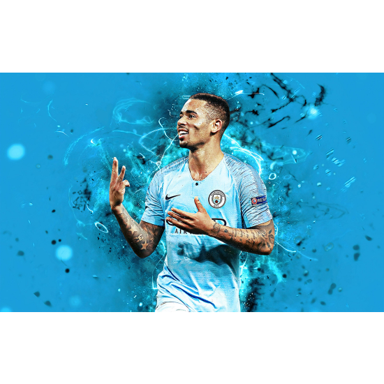 Panoramic Wallpaper - Wall Mural Football - Soccer Player