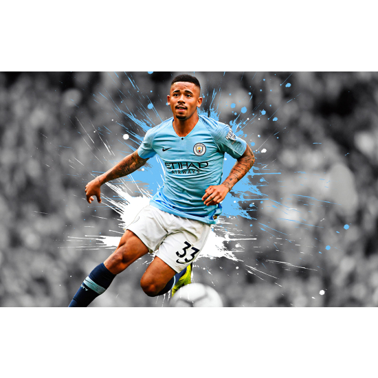 Panoramic Wallpaper - Wall Mural Football - Soccer Player