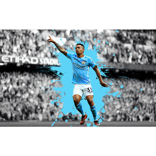 Panoramic Wallpaper - Wall Mural Football - Soccer Player