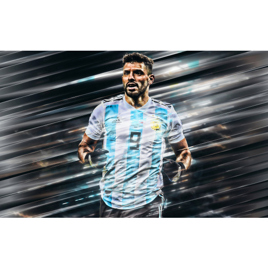 Panoramic Wallpaper - Wall Mural Football - Soccer Player