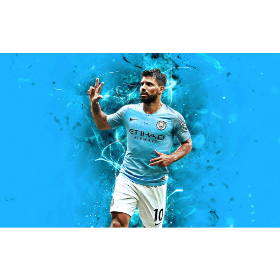 Panoramic Wallpaper - Wall Mural Football - Soccer Player