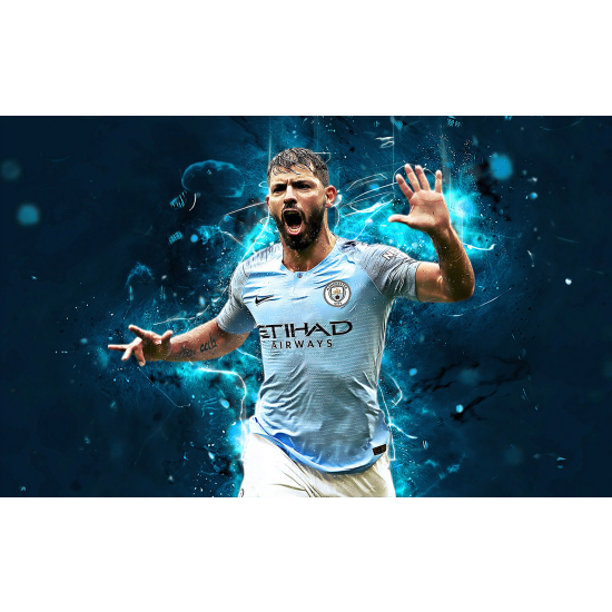 Panoramic Wallpaper - Wall Mural Football - Soccer Player