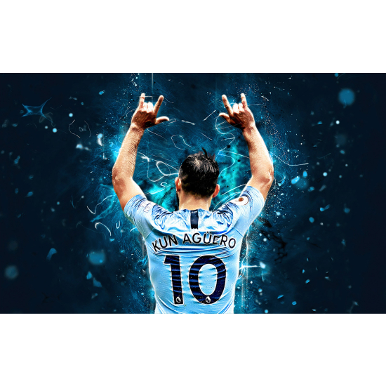 Panoramic Wallpaper - Wall Mural Football - Soccer Player