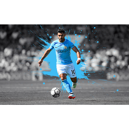 Panoramic Wallpaper - Wall Mural Football - Soccer Player