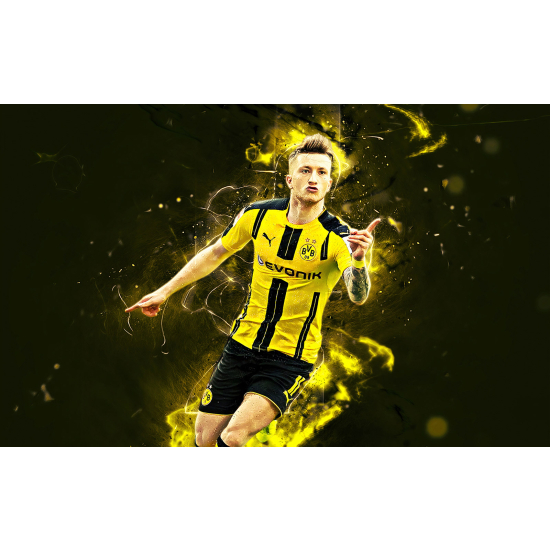 Panoramic Wallpaper - Wall Mural Football - Soccer Player