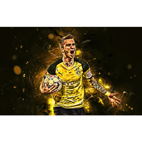 Panoramic Wallpaper - Wall Mural Football - Soccer Player