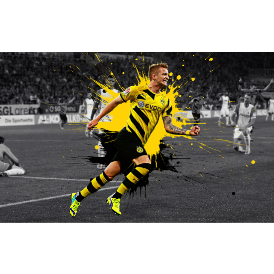 Panoramic Wallpaper - Wall Mural Football - Soccer Player