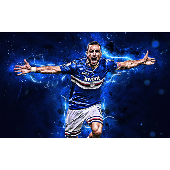 Panoramic Wallpaper - Wall Mural Football - Soccer Player