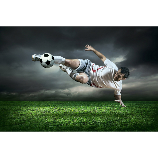 Panoramic Wallpaper - Wall Mural Football - Soccer Player