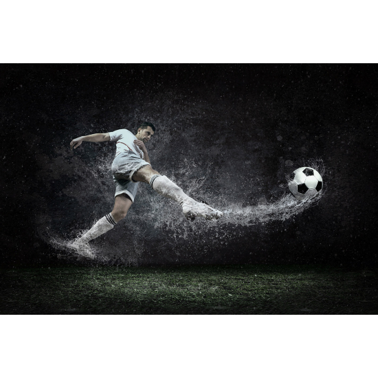 Panoramic Wallpaper - Wall Mural Football - Soccer Player