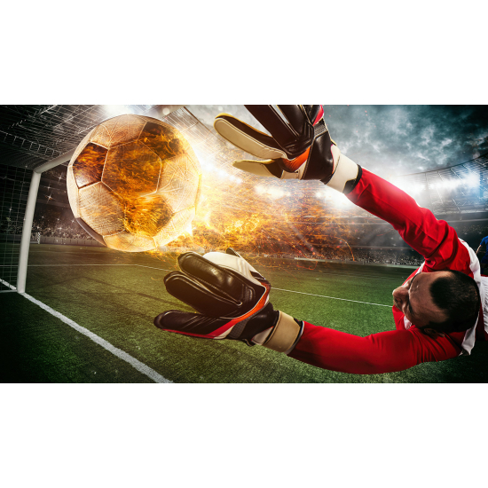 Panoramic Wallpaper - Wall Mural Football - Soccer Player