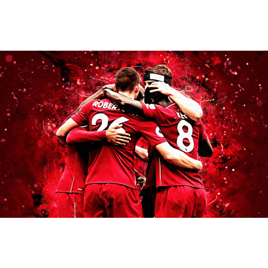 Panoramic Wallpaper - Wall Mural Football - Soccer Players