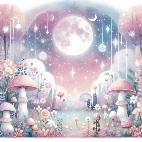 Panoramic Wallpaper - Wall Mural for Children - Fairy-tale