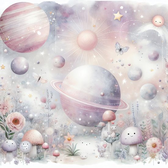 Panoramic Wallpaper - Wall Mural for Children - Fairy-tale