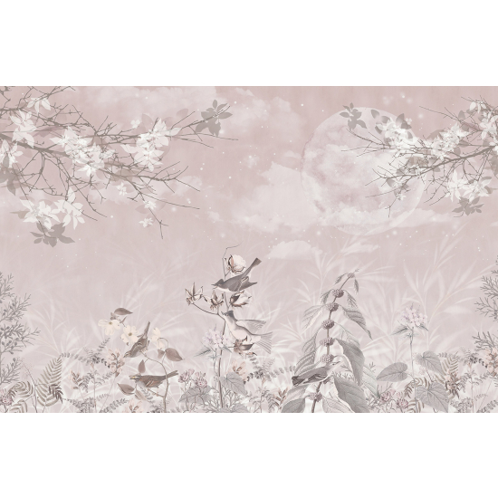 Panoramic Wallpaper - Wall Mural for Children - Garden