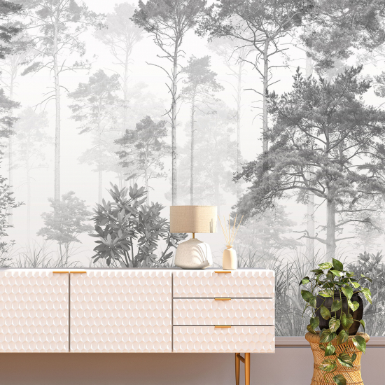 Panoramic Wallpaper - Wall Mural - Forest