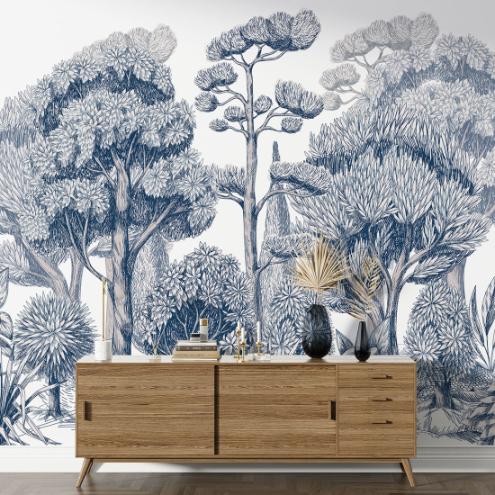 Panoramic Wallpaper - Wall Mural - Forest