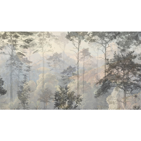 Panoramic Wallpaper - Wall Mural - Forest