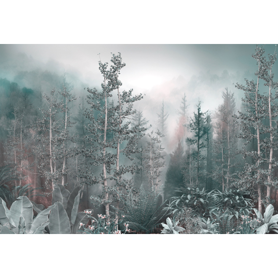 Panoramic Wallpaper - Wall Mural - Forest