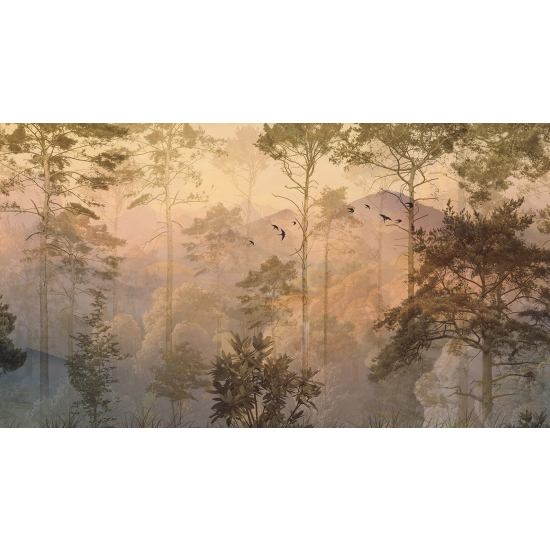 Panoramic Wallpaper - Wall Mural - Forest