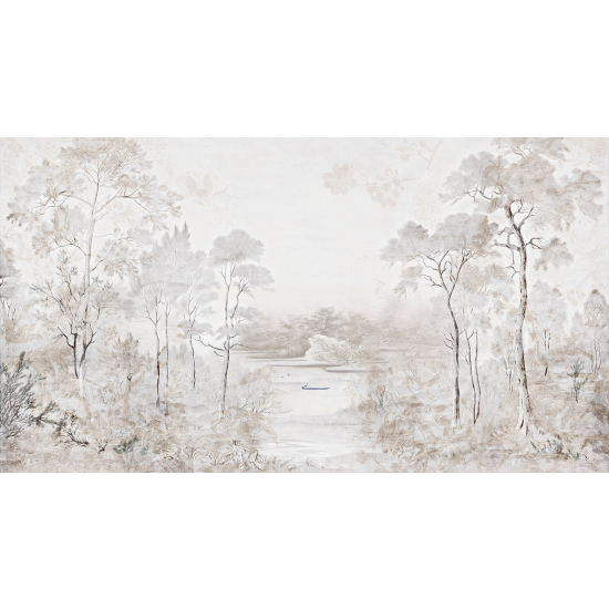 Panoramic Wallpaper - Wall Mural - Forest