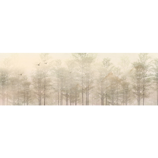 Panoramic Wallpaper - Wall Mural - Forest