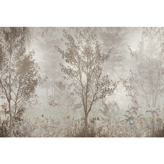 Panoramic Wallpaper - Wall Mural - Forest