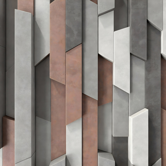 Panoramic Wallpaper - Wall Mural - Geometric